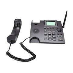 Cordless Landline Phone Dual SIM Multifunction For Home Black Easy To Use