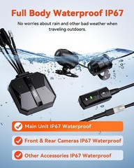 Vantrue Falcon 1 (F1) Motorcycle 4K Dashcam (4K + 1080P) GPS | WiFi(1TB Support)