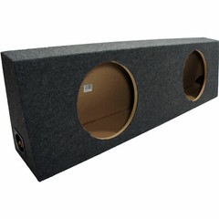 Dual 12″ Subwoofer Regular Standard Cab Truck Sub Box Enclosure Speaker Audio