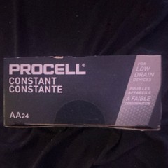 Procell Constant AA24 AA Alkaline Batteries 1.5V for Low Drain Devices