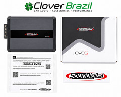 Amplificador Digital Soundigital 2000.4 EVO 5.0 4 Canais – 2000W RMS – 4 Ohm!
