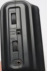 Sony ICF-38 Portable AM/FM Radio 2 Band AC or Battery Tested See Video