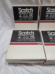 10 Scotch Magnetic Tape 175 1/4″ 1200 Ft 7in. Reel-to-Reel Tape In Box