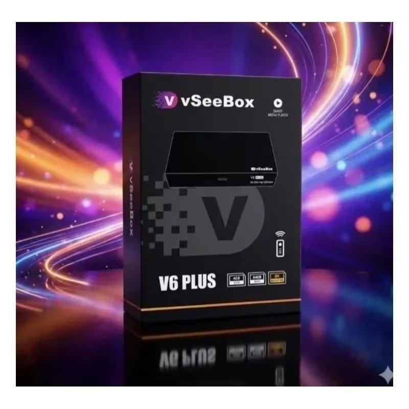 vSeeBox V6 Plus 2026 Android Media Device Super Box Crusher! Same Day Shipping