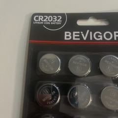 BEVIGOR CR2032 3V Lithium Coin Batteries 16 Pack – AirTag, Key Fob, Remote Watch