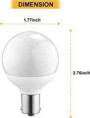 Kohree 12 Volt RV Led Light Bulbs BA15s 20-99/1141/1156 12V Vanity Replacement B