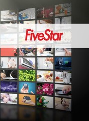 Five Star Amplified 360° Rotor Outdoor TV Antenna 4K 1080p UHF VHF Support 2 TVs