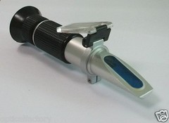RSG-100ATCs Black, Brix & Beer Sugar Wine Wort SG 0-32% Refractometer HOME BREW!