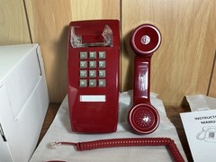 Cortelco 2554-MD-RD 255447-VBA-20M D Wall Valueline Red! Office! Emergency! 2554