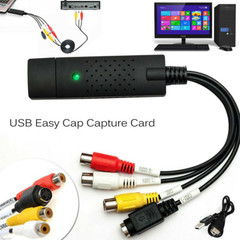 USB 2.0 Audio Video VHS VCR to DVD Converter Capture Card Adapter Digital Format
