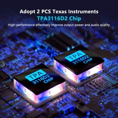 Fosi Audio BT30D Bluetooth 5.0 Stereo Audio Receiver Amplifier HiFi Class D Amp