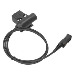 Portable Metal+ABS Walkie-Talkie Headset PTT Cable For Motorola Radio P6600 6620