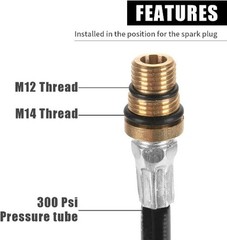 Air Valve Holder Pressure Pipe Cylinder Leakage Testing Assistant Tool with Ball