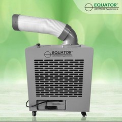 Equator 7000BTU Weatherized Outdoor Air Conditioner+Fan IP24 Casters 110V