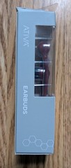 Ativa Blue Earbuds With Microphone New