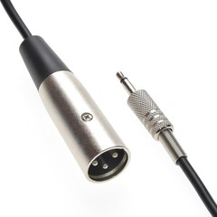 15 Pack of 25Ft XLR Male to 3.5mm Mono Male Cable