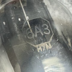 NOS KEN RAD 6A3 TUBE TESTED 119%