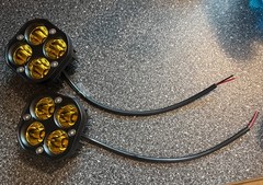 2. 3Inch LED Yellow/Amber Fog Lights – 40W/4000LM Driving Work 3inch 40W pods