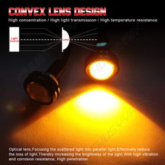 4x Raptor Style LED Amber Grille Lights Kit For Toyota Tacoma TRD Pro 2016-2023
