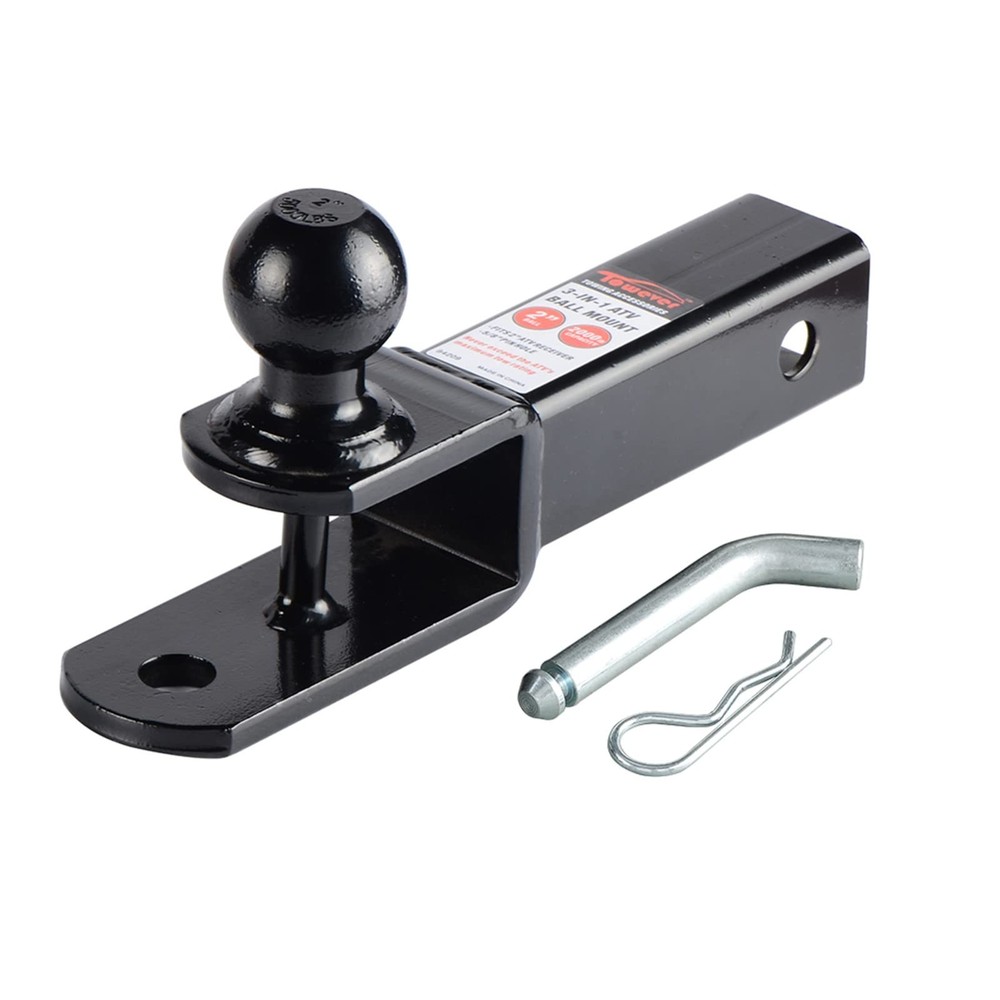 84209 2 inches ATV Receiver Hitch 3 in 1 Ball Mount with 2 inches Ball