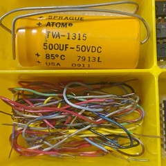 VLCHEK Plastics M-221 Vintage Electronics Circuit Building Yellow Components Box