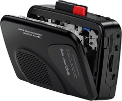Walkman Cassette Players Recorders AM/FM Radio, Portable Tape Player Records