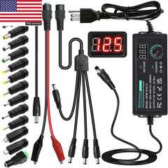 Universal Power Supply 3V~24V 3A 72W Adjustable Variable 3V 5V 9V 12V 18V 20V 24