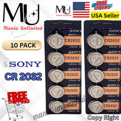 1/2/5/10 Packs Sony CR2032 3V Button Lithium Coin Battery Expire 2034+