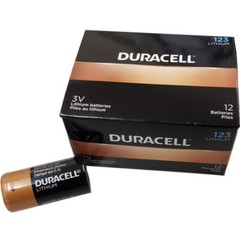 Duracell 3V CR123A Lithium Batteries, 24-Pack, Expire MAR 2034