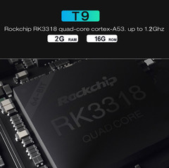 T9 Smart TV Box Android 9.0 RK3318 4GB 64GB Quad Core 4K UHD WiFi Media Player