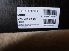 Topping DX5 Lite DAC Headphone Amplifier – Black