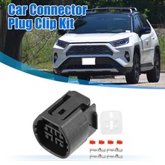 1 Set 4 Pin No.9098011964 Alternator Connector Adapter Plug Clip for Toyota