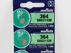 MURATA 364 SR621SW Watch Battery 2Pcs (Exp.2030)