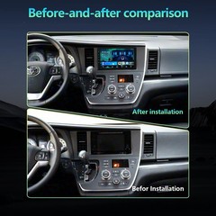 Carplay For 2015 2016-2018 Toyota Sienna Car Stereo Radio GPS Navi Android 15