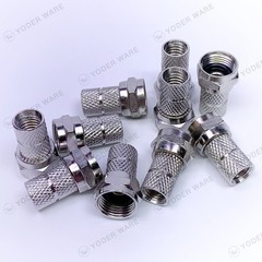 NEW 10 pack F-Type Male Twist On Connectors for RG59 Coaxial Coax Antenna Cable