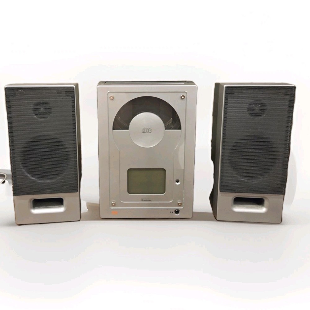 Brookstone Compact MegaSound CD System AM/FM Stereo – Wall Mountable – NIB