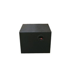 Single 12″ Vented Armor Coated Subwoofer Box with Painted Kerf Port 1″ MDF
