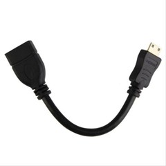 Mini HDMI Male to HDMI Female Converter Adapter Cable Cord 1080P HDTV Connector