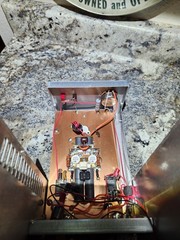 307 AMPS Linear amplifier . (2) 2SC2879C 💊 and cooling fan. SOLD AS PARTS.