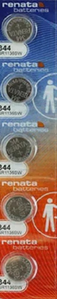 5 Renata 344 SR1136SW SR1136 V344 SR42 GP344 0% MERCURY Batteries