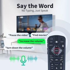 Voice Remote Control For Dish Network 54.0 UHF for The Hopper w/Backlight