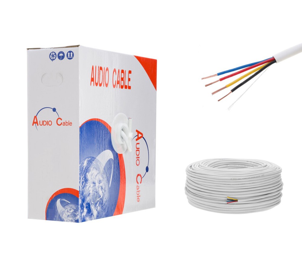 Speaker Cable CL2 Rated 18AWG In-Wall 18/4 Audio Bulk Wire 250/500ft LOT