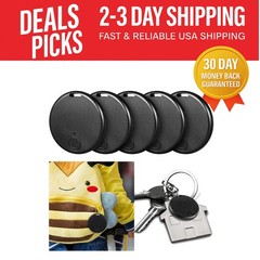 5-in-1 Waterproof GPS Trackers – Key Finder Locator for Pets, Bags, and Luggage