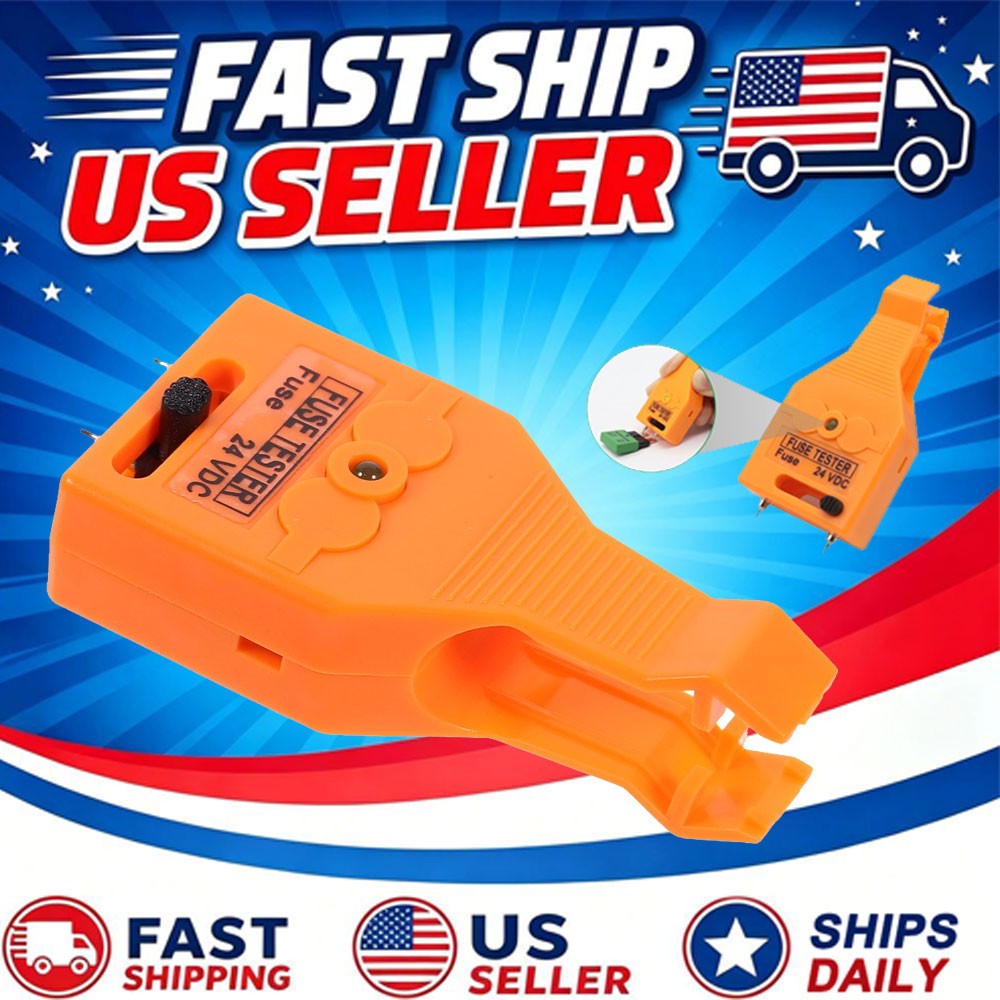 Fuse Detector Tool And Glass Tube Fuse Tester Puller Automotive Blown Fuse