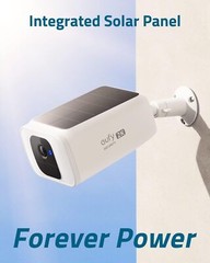 eufy 2K Solar Security Cameras Wireless Outdoor Spotlight SoloCam S230 (2Pack)