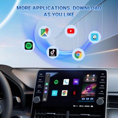 8GB+128GB Wireless Auto Adapter GPS Smart AI Box Carplay Plug and Play
