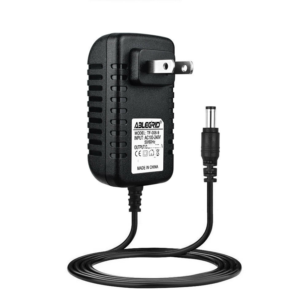 9 Volt DC Power Supply AC Wall Adapter 5.5/2.5mm 9V 9VDC 300ma Center Negative