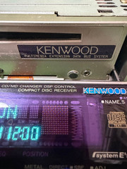 KENWOOD Z909 1DIN Car Audio CD Player Tested Working Very Good Condition