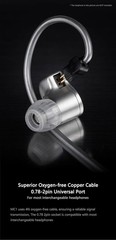 Multipurpose Microphone Cable 3.5mm Earphone Upgrade Cable Microphone 0.78mm-…