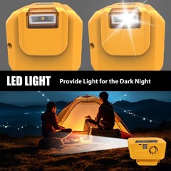 Rechargeable For Dewalt 20V 18V Lithium Battery Inverter Generator DC 20V Portab